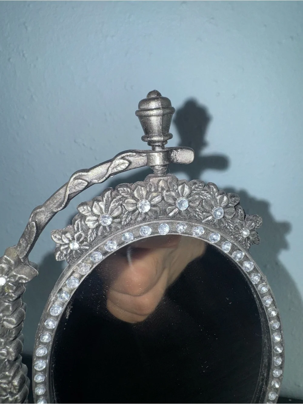 Vintage/Antique Ornate Tabletop Vanity Mirror 10